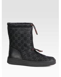 gucci snow boot|Gucci heeled boots.